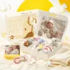 Beige gift box baby rattle gift set, baby soothing toy, newborn gift creative packaging Specification image